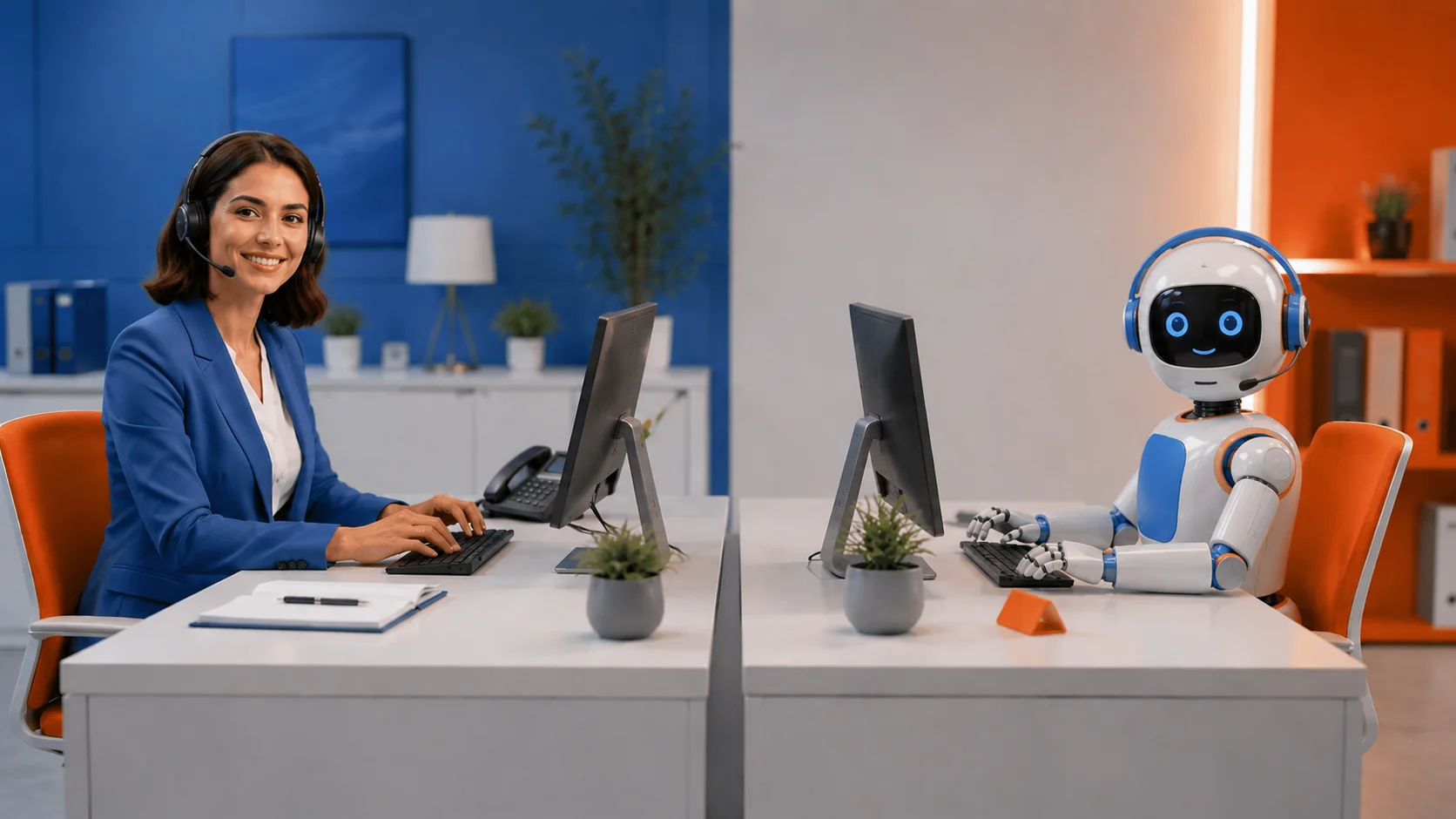 Persone reali e assistenti AI: due approcci complementari al segretariato online